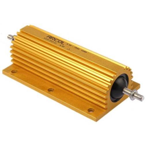 Rezistor pro montáž na rám, řada: HS300 1 Ω ±5 % HS300 1R J 300 W, Hliník, Axiální Vinutý Arcol