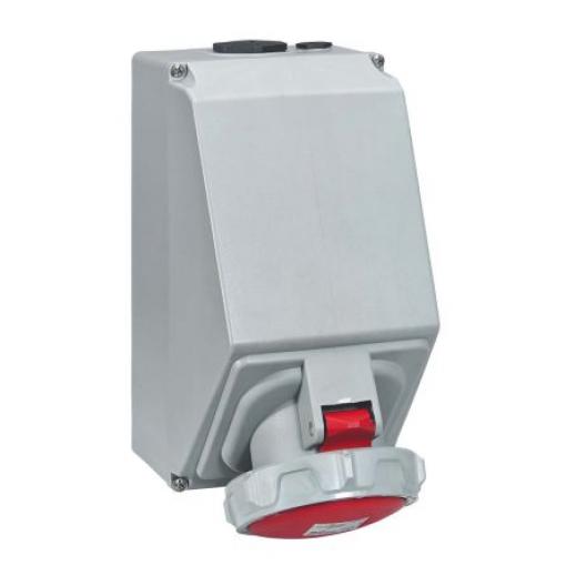 Legrand Průmyslový napájecí konektor, IP67, Nástěnná barva Červená, 125 A, 415 V