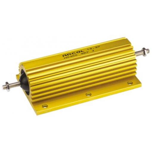 Rezistor pro montáž na rám, řada: HS300 4.7 Ω ±5 % HS300 4R7 J 300 W, Hliník, Axiální Vinutý Arcol