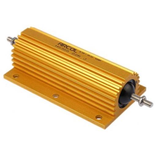 Rezistor pro montáž na rám, řada: HS300 22 Ω ±5 % HS300 22R J 300 W, Hliník, Axiální Vinutý Arcol