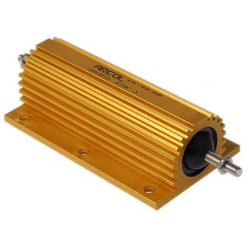 Rezistor pro montáž na rám, řada: HS300 47 Ω ±5 % HS300 47R J 300 W, Hliník, Axiální Vinutý Arcol