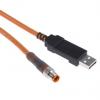 Kabel ovladače snímače, A: Vnější, A: M8, Rovný 4, B: USB typu A, B: Vnější SICK 2 m