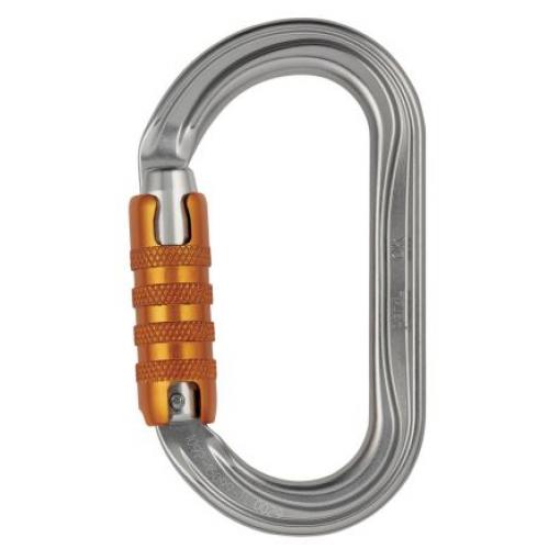 Petzl, Karabina, Hliníková slitina, typ ukotvení: OK TRIACT-LOCK, velikost otvoru brány: 19 mm