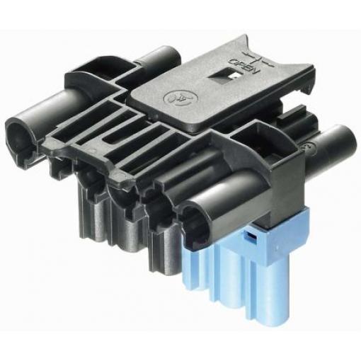 Wieland Konektor pro osvětlení, řada: GST18i6 Kabel Vnitřní T-rozvaděč 20A, IP20 barva Modrá, Černá, formát pólů: 6, 250