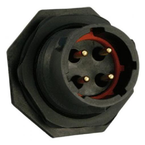 Kulatý konektor, počet kontaktů: 4, Kabel, velikost: Standard Souriau Sunbank by Eaton, pohlaví kontaktu: Vnější,