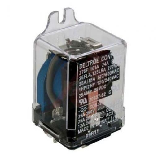 Deltrol Výkonové relé DPDT 35 A 120 V ac 275F