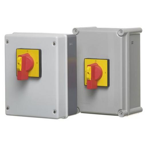 RS PRO Oddělovací (hlavní) vypínač, rozsah: LB 4pólový Montáž do panelu IP54 63 A 45 kW