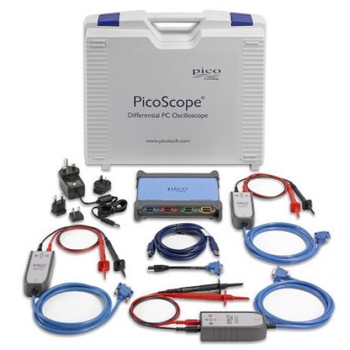 Sada osciloskopu PicoScope 4444 1000 V CAT III kit Sada diferenciálního osciloskopu Diferenciální osciloskop s vysokým
