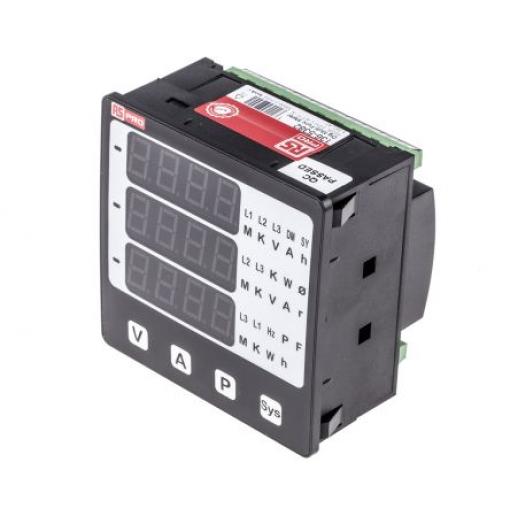 RS PRO Digitální panelový multifunkční měřič, řada: AP15 LED, výška výřezu: 92 mm, šířka výřezu: 92 mm pro Frekvence,
