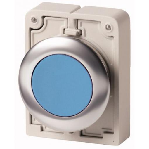 Eaton Tlačítkový spínač, řada: RMQ Titan M30 Modrá Okamžité, průměr výřezu: 30 mm IP67