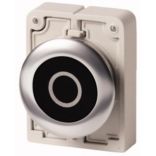 Eaton Tlačítkový spínač, řada: RMQ Titan M30 Černá Okamžité, průměr výřezu: 30 mm IP67