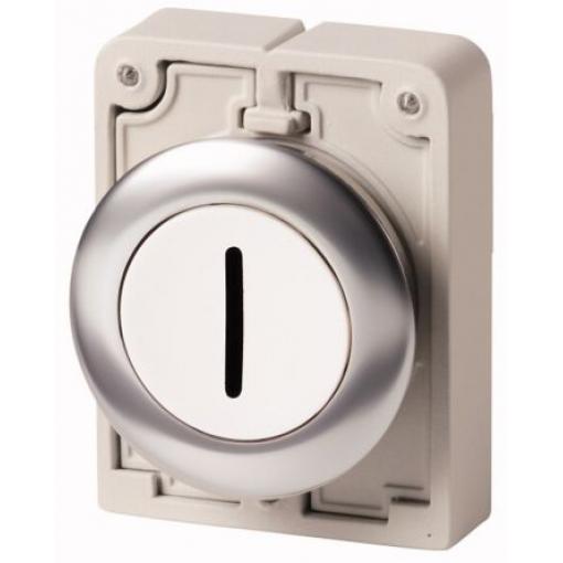 Eaton Tlačítkový spínač, řada: RMQ Titan M30 Bílá Okamžité, průměr výřezu: 30 mm IP67