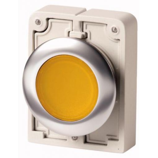 Eaton Tlačítkový spínač, řada: RMQ Titan M30 Žlutá Okamžité, průměr výřezu: 30 mm IP67
