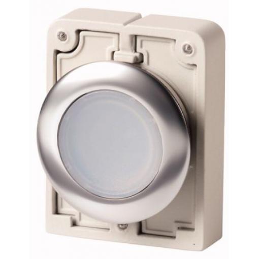 Eaton Tlačítkový spínač, řada: RMQ Titan M30 Bílá Okamžité, průměr výřezu: 30 mm IP67