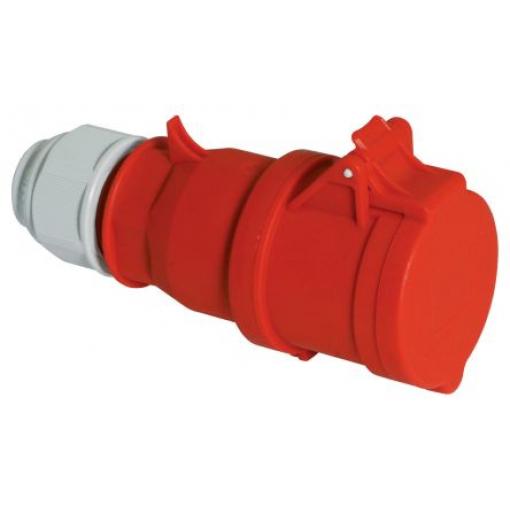 Bals Průmyslový napájecí konektor, IP44, Kabel barva Červená, 32 A 3P+PE, 415 V