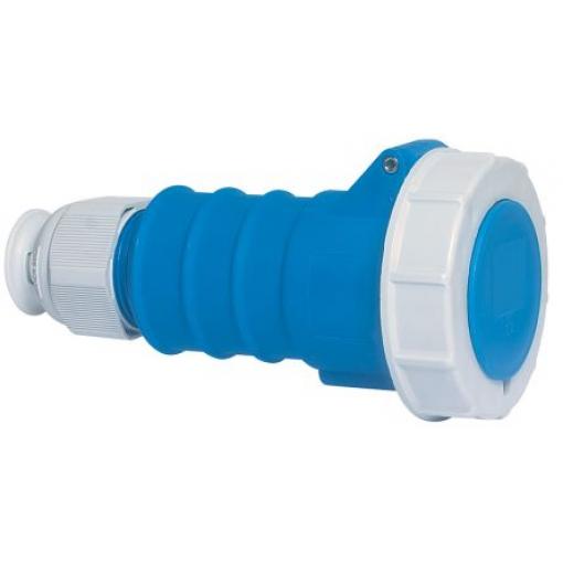 Bals Průmyslový napájecí konektor, IP67, Kabel barva Modrá, 16 A 2P+PE, 230 V