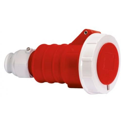 Bals Průmyslový napájecí konektor, IP67, Kabel barva Červená, 16 A 3P+N+PE, 415 V