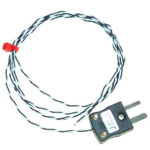 Termočlánek s odkrytým spojem 2 m kabel Kalibrováno typ J PFA 2 m sonda, -75 °C 1.1 mm na 260 °C IEC, RoHS Compliant RS