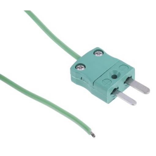 Termočlánek s odkrytým spojem 5 m kabel typ K Perfluoralkoxyalkan 5 m sonda, -75 °C 1/0.5 mm na 260 °C IEC, RoHS