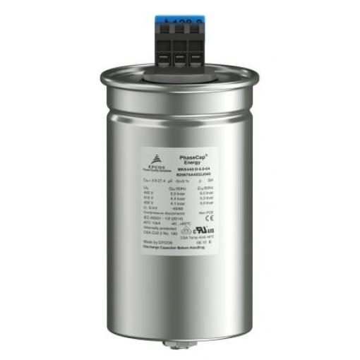 EPCOS, 68.5 μF, 12.5 kvar kvar 50Hz, 15 kvar kvar 60Hz