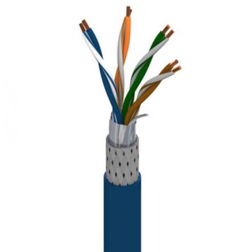Belden Cat5e Ethernetové kabely, řada: 7921A, Černá, Polyvinylchlorid 305 m, typ pláště: Stíněné Stíněný
