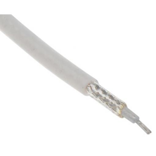 Koaxiální kabel, řada: 83265 RG178B/U, Bílá Fluorovaný ethylenpropylen, vnější průměr: 1.8 mm OD 50 Ω Belden Bez