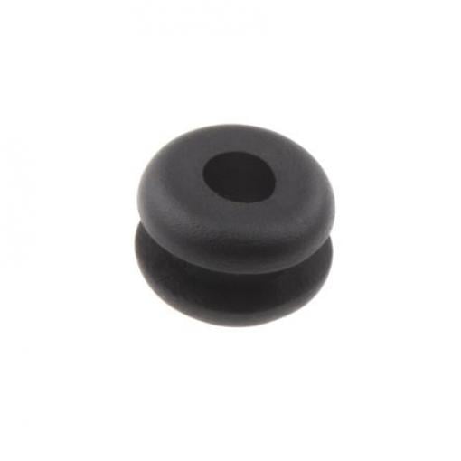 Kabelová průchodka, řada: PLIO Kabelová průchodka průměr kabelu 3 mm až 3 mm Polyvinylchlorid Černá RS PRO 5 mm