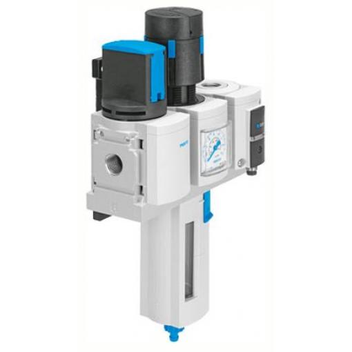 Regulátor s filtrem, řada: MS 40 μm, přípojka portu: 1/2 in, max. tlak: 18 bar Ruční 1/2 in Festo 8025357