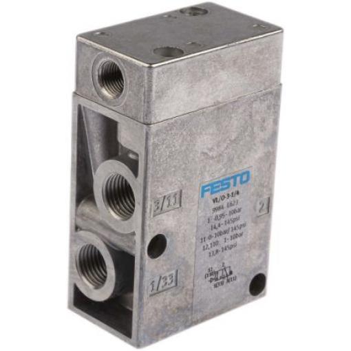 Pneumatický solenoidový ventil 3/2 běžně zavřený, řada: VL G Pneumatický, max. průtok: 800 L/min Festo