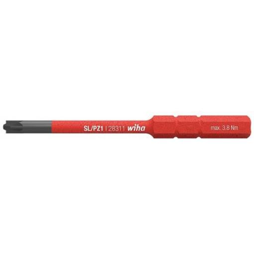 Wiha Bit šroubováku, Chrom molybdenová ocel, 6 mm, PZ2, celková délka: 75 mm, počet kusů: 1