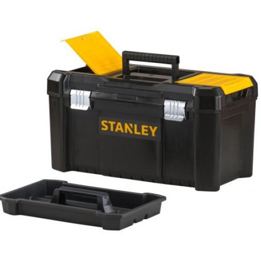 Box na nářadí barva Žlutá, Černá, Plastové Box na nářadí Stanley, výška: 250 mm, délka: 482 mm 254 mm