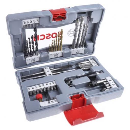 Sada bitů vrtáků, Dřevo, počet kusů: 49 Otáčecí Bosch Zdění, max. velikost: 20 mm, min. velikost: 2 mm