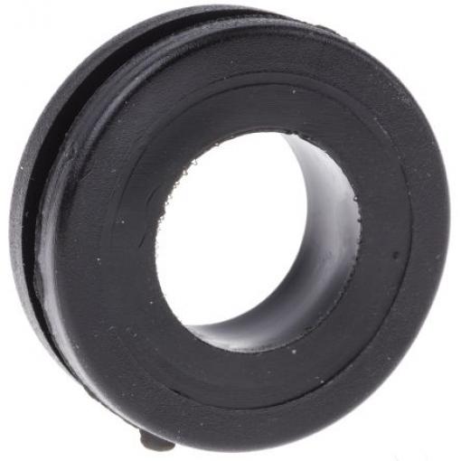 Kabelová průchodka, řada: PLIO Kabelová průchodka průměr kabelu 14 mm až 14 mm Polyvinylchlorid Černá RS PRO 22 mm