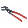 Kleště na hadicové svorky 1, celková délka: 180 mm, Elektrická ocel, Chrom-vanadová ocel Vroubkovaný Knipex