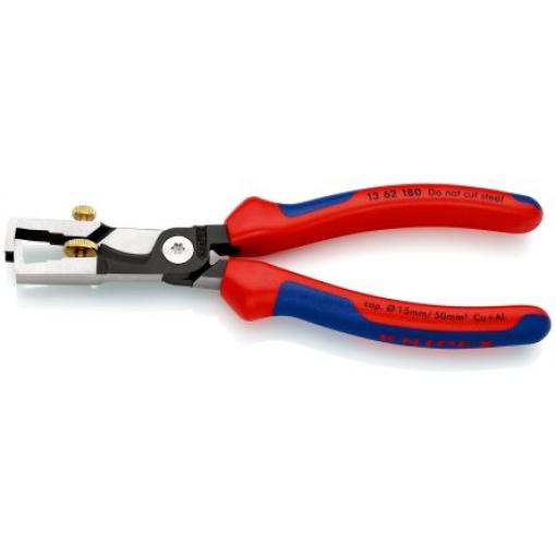 Štípací kleště, řada: 13 62 13 62 180, typ kabelu: Měď 0.1 to 10 mm² celková délka 180 mm Knipex
