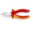 Kombinované kleště 1, celková délka: 145 mm, Vanadová elektrická ocel Špičatý Knipex Splňuje normu VDE/1000V