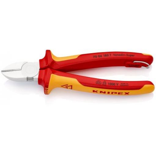 Boční řezačka Splňuje normu VDE/1000V, celková délka: 180 mm, Z více komponent S kuželkou, Bimetal kapacita řezání 4 mm,