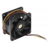 Sanyo Denki Axiální ventilátor, řada: San Ace 9GV, průtok vzduchu: 129 m³/h 24 W 48 V dc 500 mA 60 mm 60 mm 38 mm