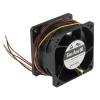 Sanyo Denki Axiální ventilátor, řada: San Ace 9GV, průtok vzduchu: 129 m³/h 24 W 48 V dc 500 mA 60 mm 60 mm 38 mm