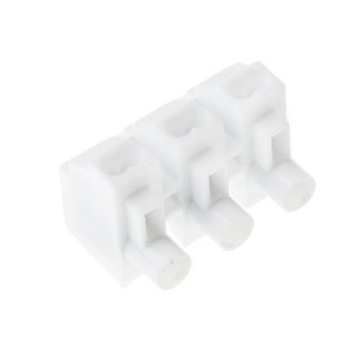RS PRO Konektor svorkovnice, řada: CSP 2.5 to 6 mm², Šroubová svorka Bílá, počet cest: 3 6A, 14 AWG, 380 V Zásuvný