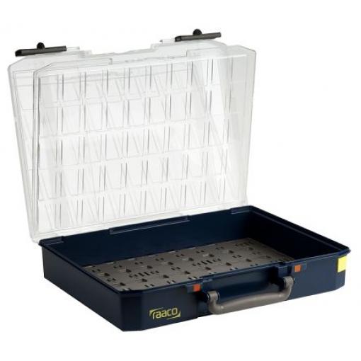 Přihrádková krabice 50 přihrádek Modrá, Polypropylen 83 mm x 413mm x 330 mm Raaco