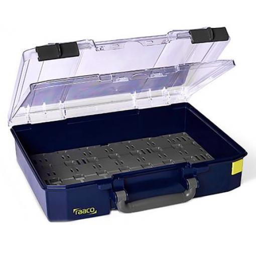 Přihrádková krabice 1 přihrádek Modrá, Polypropylen 83 mm x 413mm x 330 mm Raaco