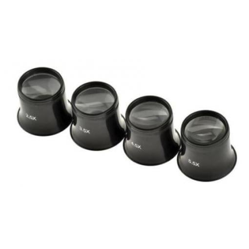 Zvětšovací sklo, poměr zvětšení: 5.5x průměr čočky 25.4 mm RS PRO