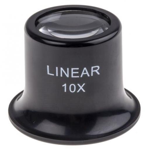 Zvětšovací sklo, poměr zvětšení: 10x průměr čočky 25 mm RS PRO