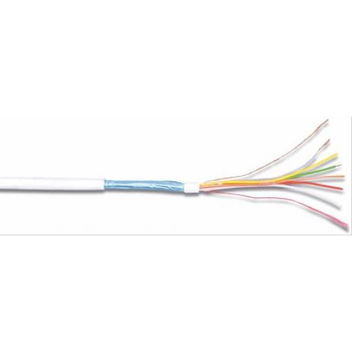 Ovládací kabel, řada: 2XX0 B 10žilový, 200 V Polyvinylchlorid plášť 0.22 mm², vnější průměr: 5.5 mm RS PRO Stíněný 100