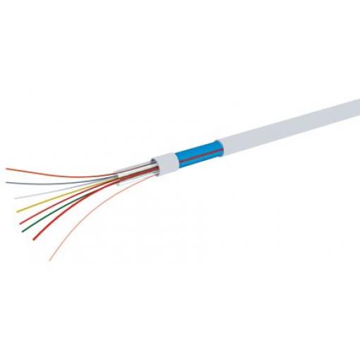 Ovládací kabel, řada: Tranxalarm 10žilový 24 AWG Polyvinylchlorid plášť RS PRO Stíněný 100 m, Bílá