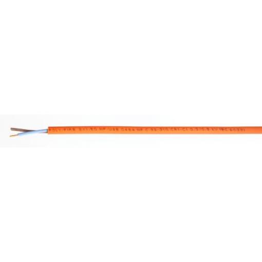 RS PRO Napájecí kabel, řada: CRCA 2žilový 100 m Polyolefin plášť, Oranžová, vnější průměr: 7.6 mm OD, 500 V 90 °C