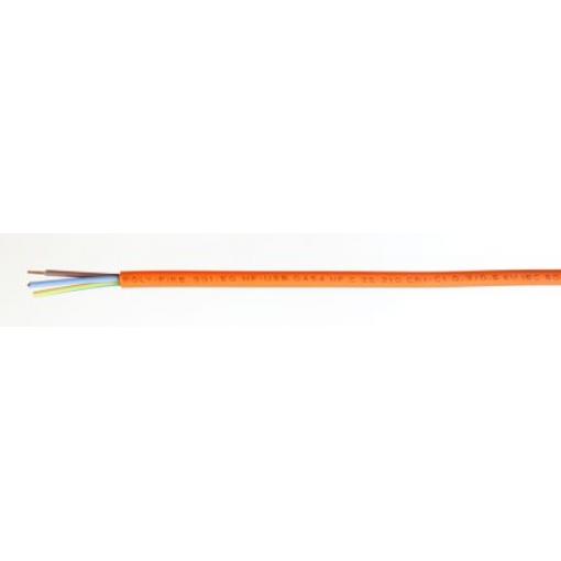 RS PRO Napájecí kabel, řada: CRCA 3žilový 100 m Polyolefin plášť, Oranžová, vnější průměr: 8.4 mm OD, 500 V 90 °C
