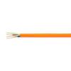 RS PRO Napájecí kabel, řada: CRCA 4žilový 100 m Polyolefin plášť, Oranžová, vnější průměr: 9.4 mm OD, 500 V 90 °C