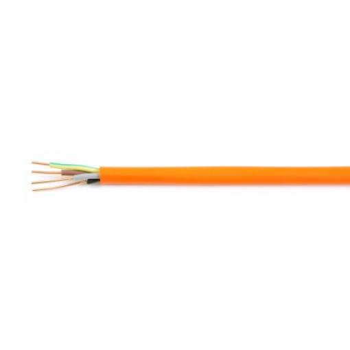 RS PRO Napájecí kabel, řada: CRCA 4žilový 100 m Polyolefin plášť, Oranžová, vnější průměr: 9.4 mm OD, 500 V 90 °C